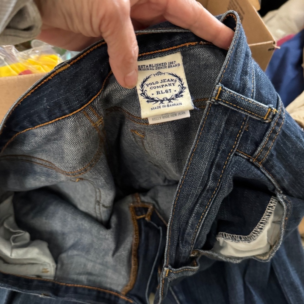 Vintage polo jeans, polo jeans company, RL 67, vintage, stretch Kelly wide hem